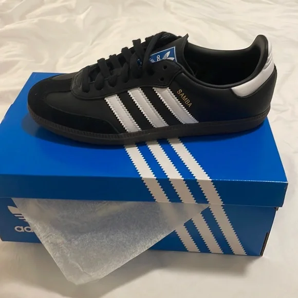 adidas gazelle silver green womens Men's adidas Samba Xlg 'Blue White Gum' 10.5 main image 0
